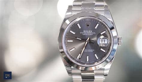 rolex datejust 41 rhodium oyster.